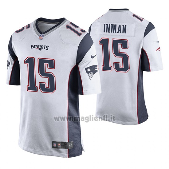 Maglia NFL Game New England Patriots Dontrelle Inman Bianco